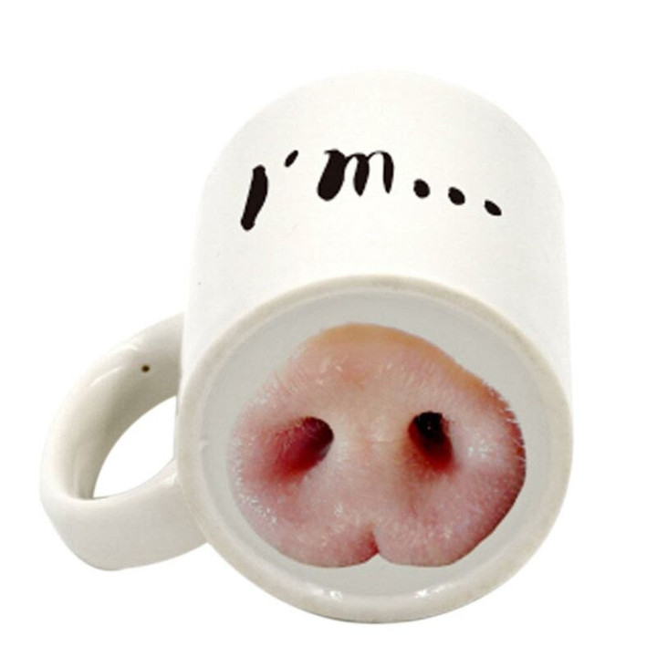Funny Pig Nose Mug