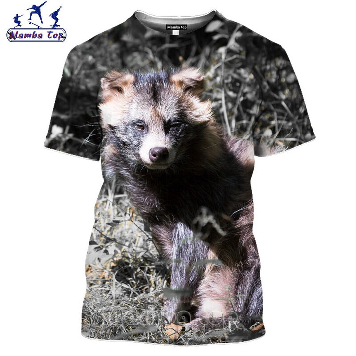 3D Print Raccoon T Shirt