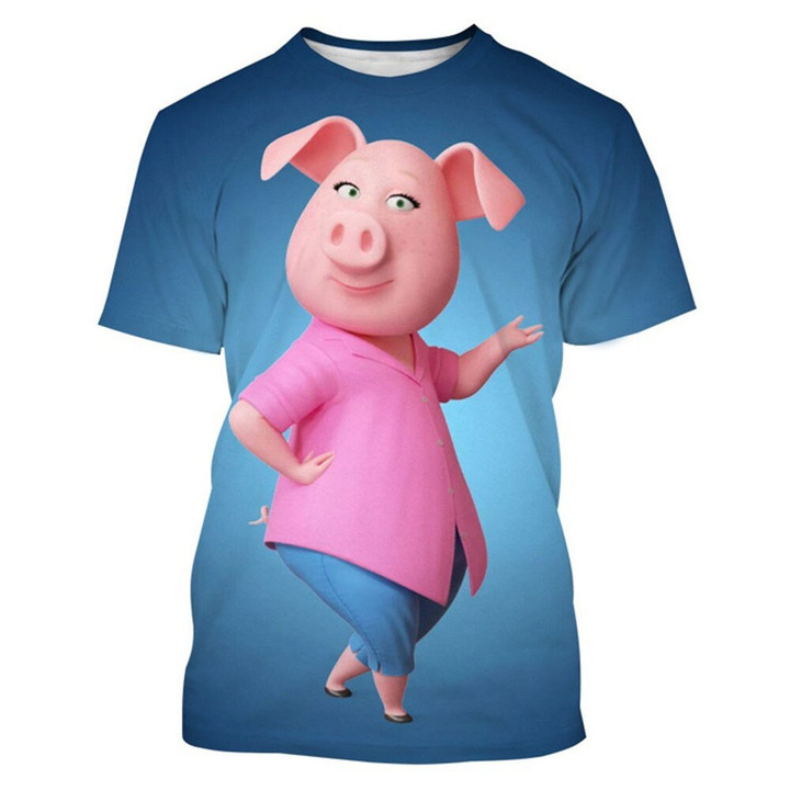 Funny Pet Pig T Shirt