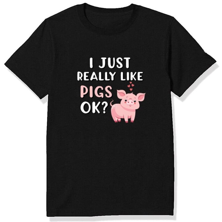Funny Pig 3D Print T Shirt