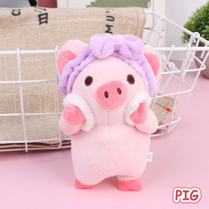 1Pc Cute Bath Rabbit Piggy Bear Plush Stuffed Doll Soft Plush Toy