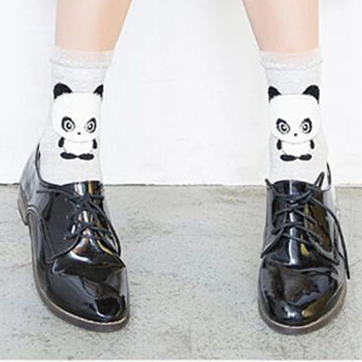 New Arrival Cotton Warm Socks Cute Autumn Winter Women Sock Lovely Animal Women Panda Bear Pig Giraffe Cartoon Socks