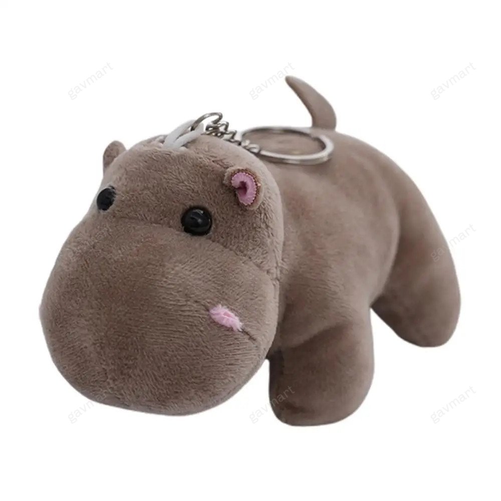 Cute Hippo Plush Keychain - Gavmart.com