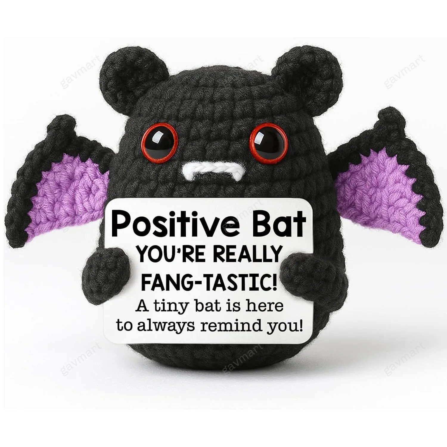 Handmade Positive Bat Doll With Card - Gavmart.com