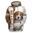 Beagle Graphic Hoodie-Streetwear