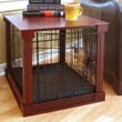 Houses, Kennels Pet Dog Crate End Table with Cover, Mahogany, Medium, 30L X 19W X 21H In.Homes for Pets