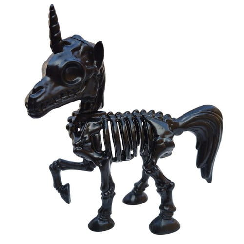 Halloween Decoration Animal Unicorn Skeleton Pretty Cute Horse Bones Ornaments Hallowmas Horror Props Party Baby Girls Boy Gifts