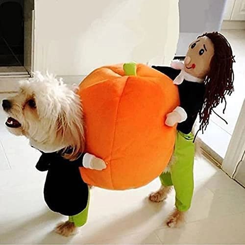 Halloween Pumpkin Funny Pet Clothes Costume Cosplay Special Events Clothing Suit Dog Cute Carrier Pumpkin Costumes