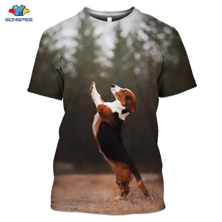 Beagle 3D Print t-shirt