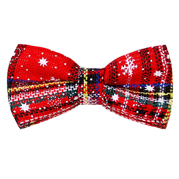 Dog Christmas Bows Movable Pet Dog Bowtie Dog Collar Accessories Christmas Pet Supplies Dog accessories for Small Dogs
