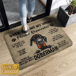Funny Dog Custom Doormat