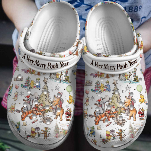 PREMIUM POOH CHRISTMAS CLOGS LA