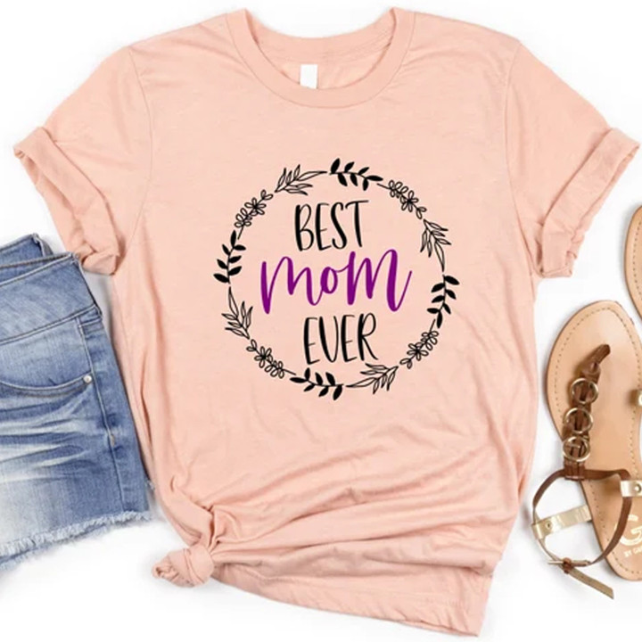 BEST MOM EVER 2D Pink Tee - Best gift for Mother's Day
