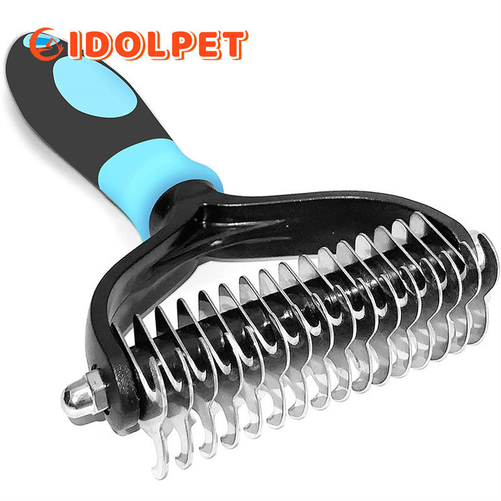 Pet Stainless Steel Double-sided Flea Comb