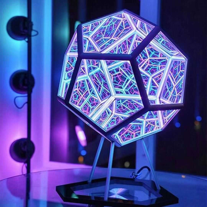 Infinite Dodecahedron Art Light: A Unique and Eye-Catching Home Decor Piece
