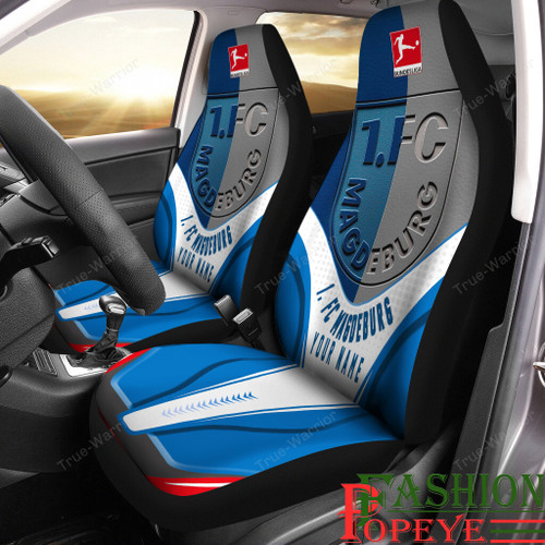 1. FC Magdeburg Bundesliga Car Seat Covers New Style NNMA(1 set = 2 pcs)