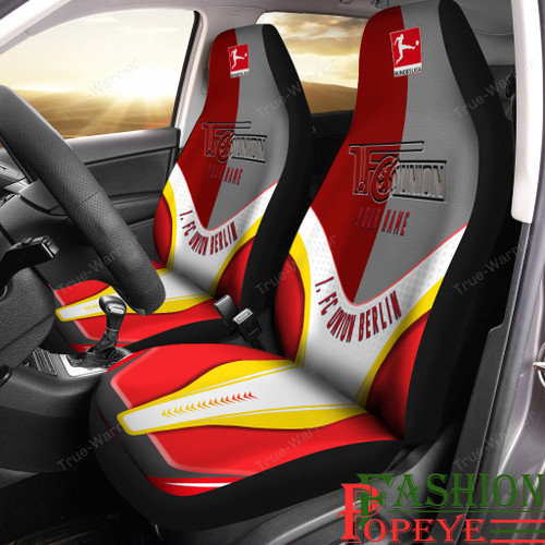 1. FC Union Berlin Bundesliga Car Seat Covers New Style NNMA(1 set = 2 pcs)