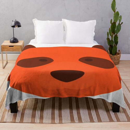 Red Panda Blanket, Fuzzy Flannel Super Soft Lightweight Blanket Throw for Couch Chair Sofa, Cozy Bed Blanket for Kids Adults