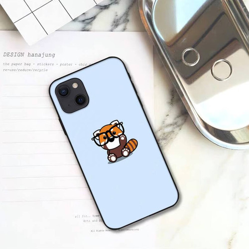 Red panda cute Phone Case For iPhone 11 12 Mini 13 14 Pro XS Max X 8 7 6s Plus 5 SE XR Shell