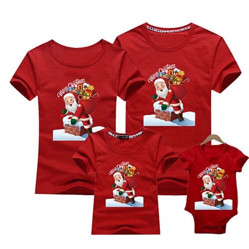 Family Look For Dad Mom And Me Father Mother Daughter Son Christmas New Year Cotton Sweater Outfits Family Matching Clothes