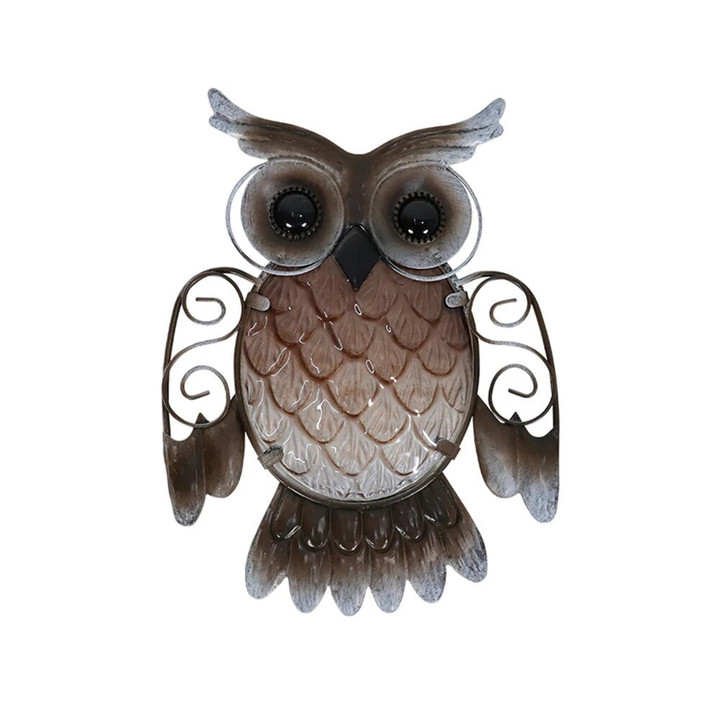 Metal Owl Home Decor for Garden Decoration Outdoor Statues Accessories Sculptures and Miniatures Animales Jardin