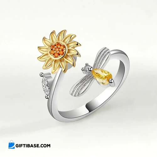 Sunflower Ring For Women
