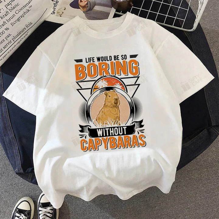Capybaras clothing t-shirt male