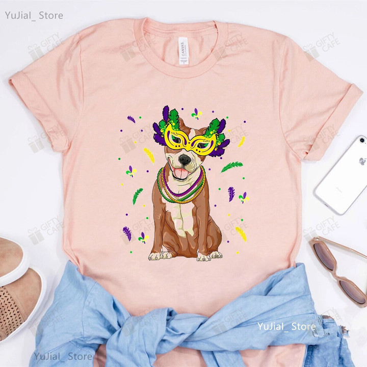 Pit Bull Dog Animal Print T Shirt