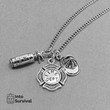 Firefighter Alternative Department Soldier Extinguisher Wife Necklace Charms Women Jewelry Accessories Pendant Gifts Fashion
