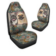 FRENCH BULLDOG ART-CAR SEAT COVER SIZE UNIVERSAL FIT