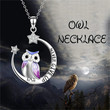 Owl Pendant Necklace for Women