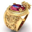 Luxury Gold Dragon Ring