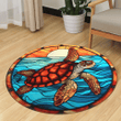 Turtle Round Carpet