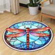 Dragonfly Round Carpet