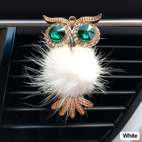 Crystal Owl Car Air Freshener Diamond
