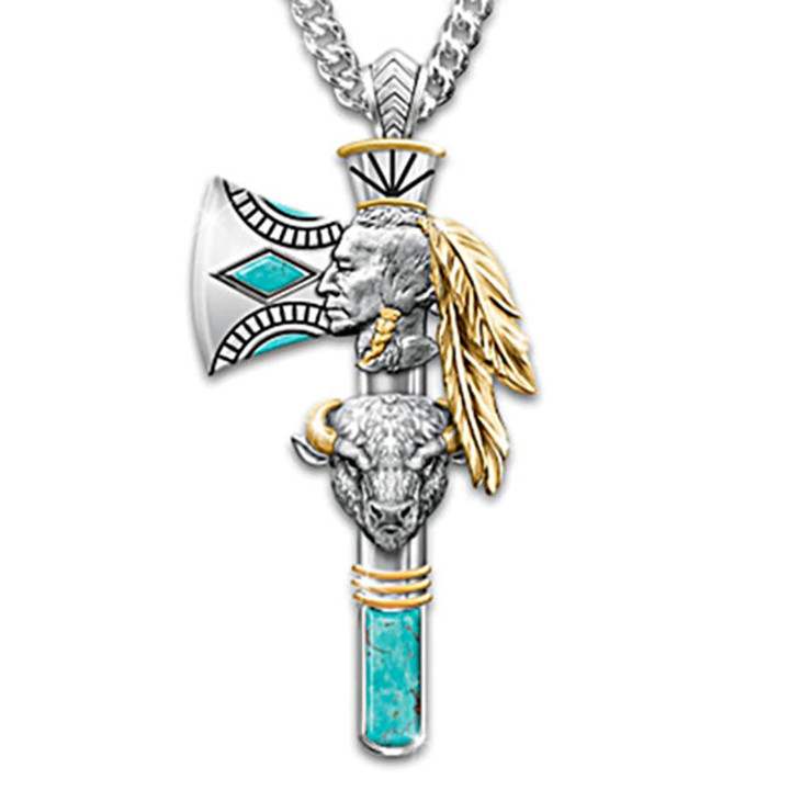 American Native Icon Necklace