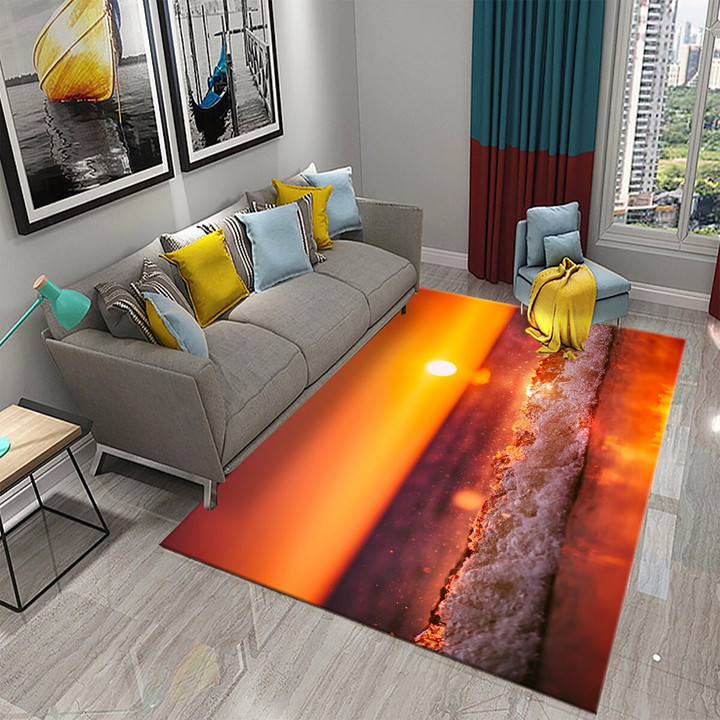 3D Sunrise View Carpet Sunset
