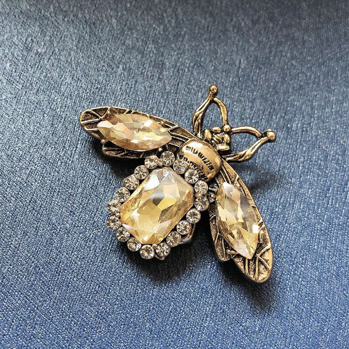 Vintage Crystal Bee Jewelry