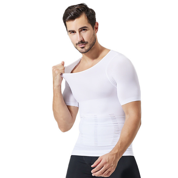 Men Body Toning Shaper T-Shirt