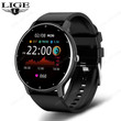 LIGE 2021 New Smart Watch Men Full Touch Screen Sport Fitness Watch SO10040705