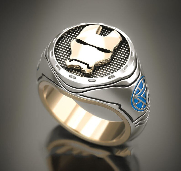 Iron Man New Men's Comfort Two color ring