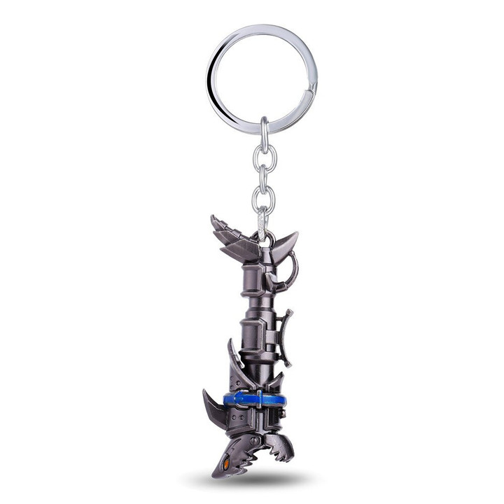 Game Trinkets League Legends Jinx Cannon Keychain Weapon Key Rings