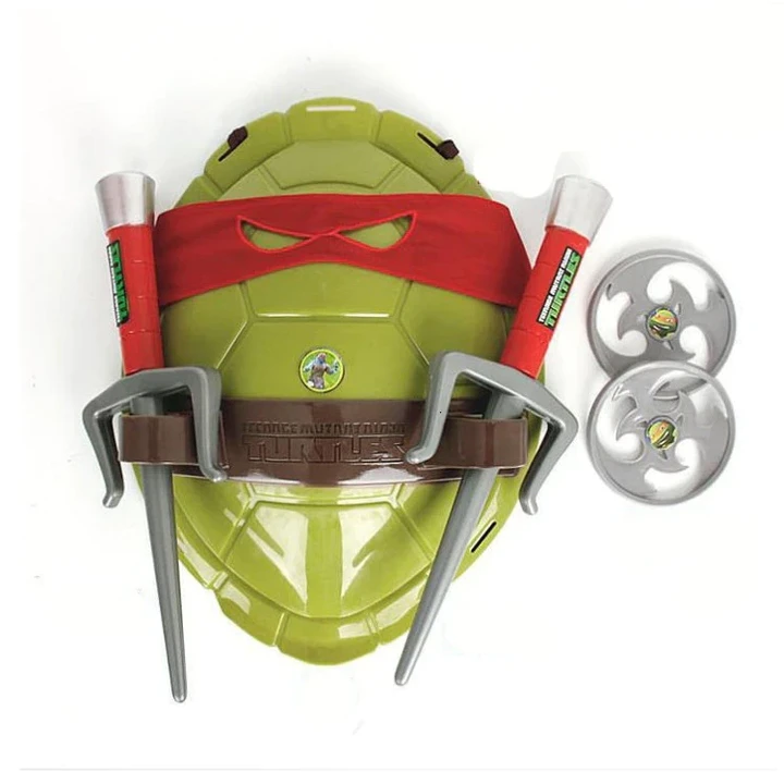 Anime Movie Cartoon Teenage Mutant Ninja Toys Action Figure Turtles Armor Weapons Leo Raph Mikey Cosplay Shell Prop For Kid Gift