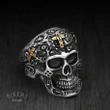 Cross Skull Ring | Gold