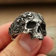 Vintage Simple Skull Ring