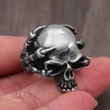 Dragon Claw Skull Ring