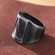 Triangle Nordic Simple Viking Ring