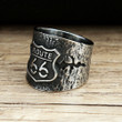 Vintage USA Road ROUTE 66 Ring