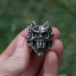 Unique Satan Devil Skull Ring