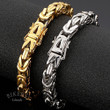 Luxury Silver and Gold Color Chain Bracelet